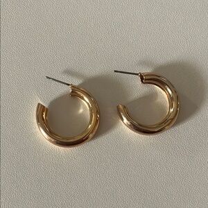 Gold Hoop Earrings